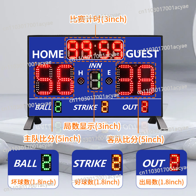 Table Tennis Scoring - Спортивное табло для счета, с функциями