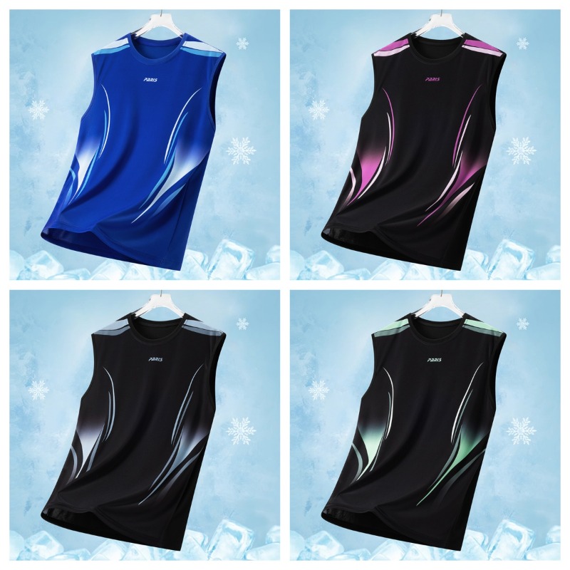 Table Tennis Shirt - Мужская модная свободная футболка из ледяного