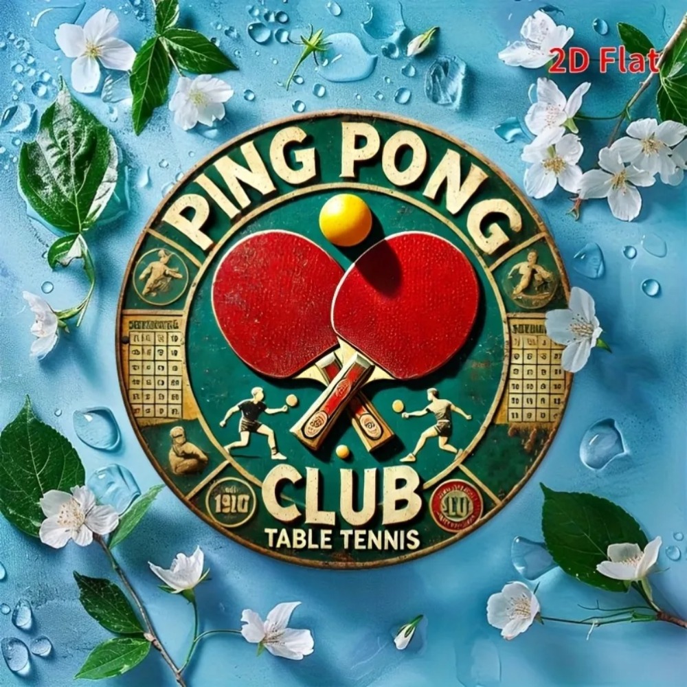 2D плоская винтажная металличе – обзор и цена Table Tennis History