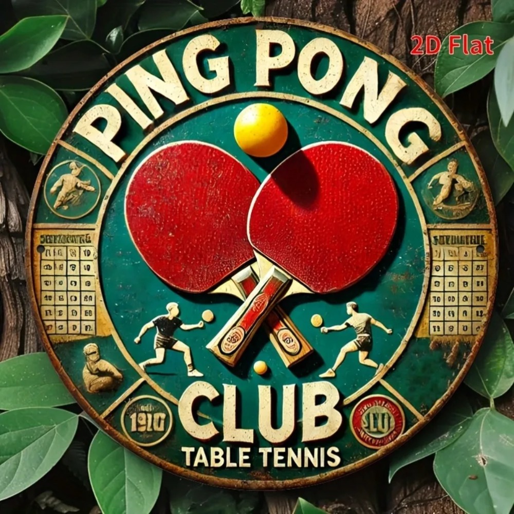 2D плоская винтажная металличе – обзор и цена Table Tennis History