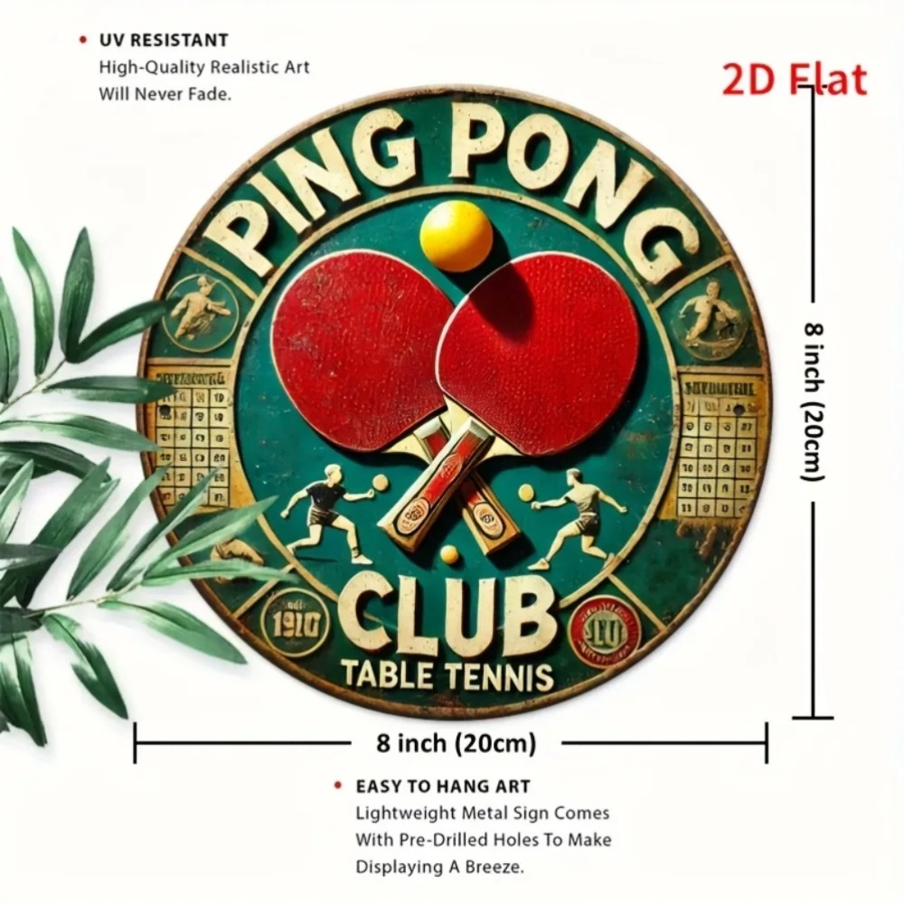 2D плоская винтажная металличе – обзор и цена Table Tennis History