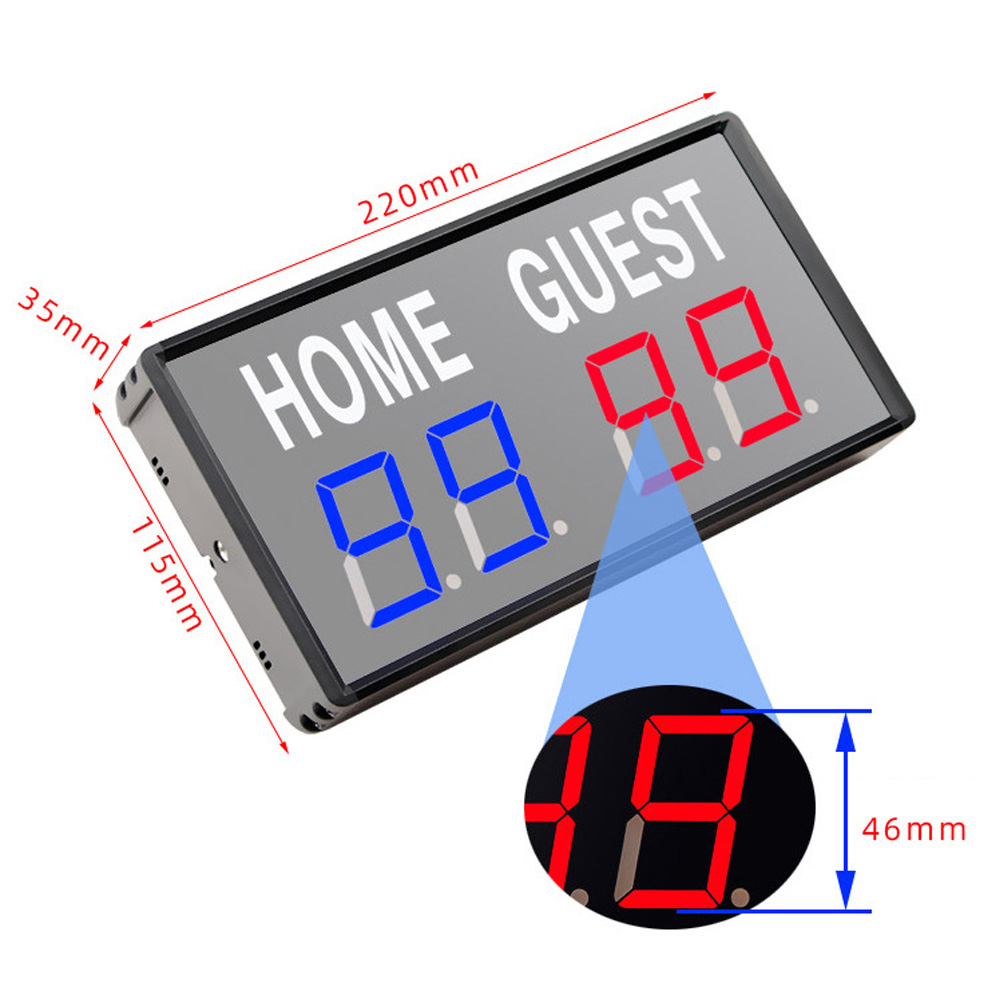 4-значное светодиодное электро – обзор и цена Table Tennis Scoring